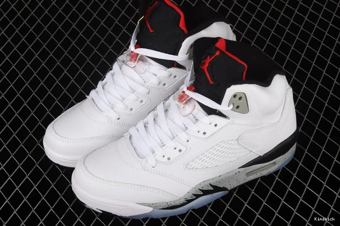 cement" Comfortable mens 5 "white air retro 1832 jordan 136027- 0521